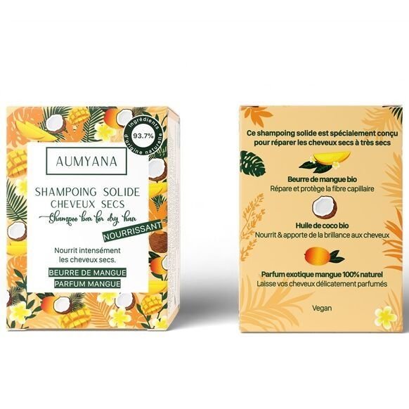 Shampoing solide bio cheveux secs