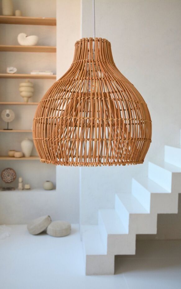 Suspension en rotin gili - luminaire naturel
