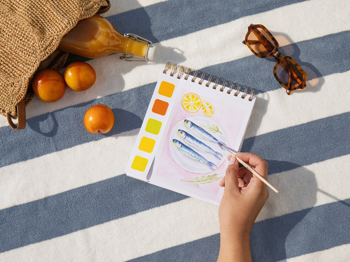 Travel Book aquarelle Méditerranée