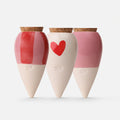 Trio mini olla rayée en terre cuite Les Lovers - pepin