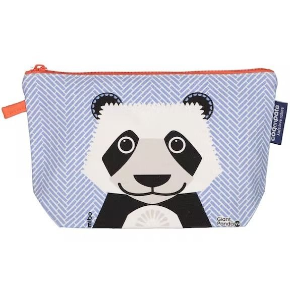 Trousse à crayons panda en coton bio
