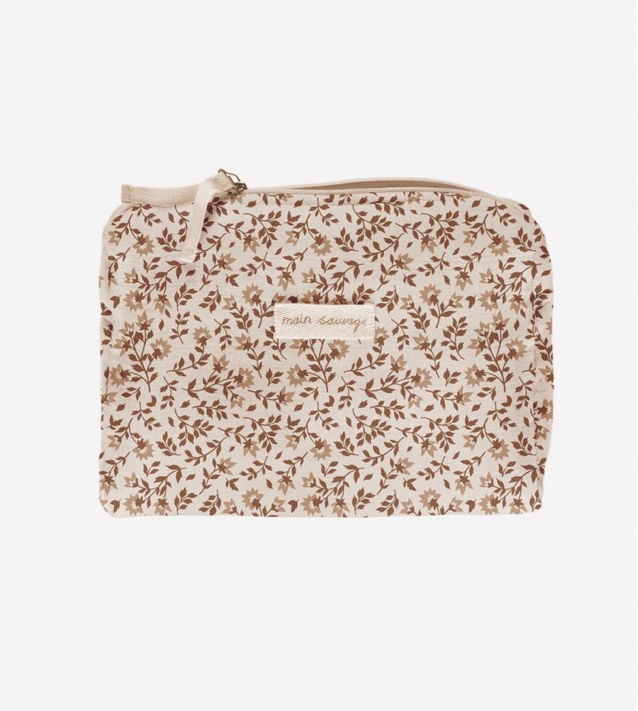 Trousse de toilette bébé naissance hibiscus