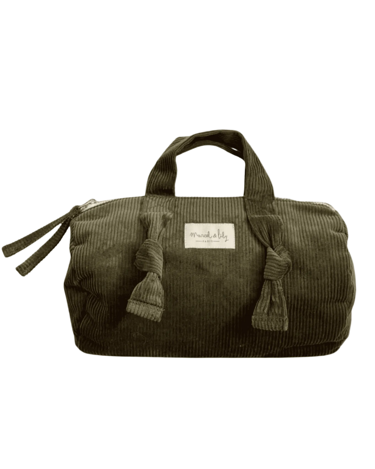 Trousse de toilette femme velours fougère - marcel et lily