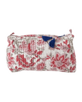 Trousse de toilette imprimée fleurie isana - claire beaugrand