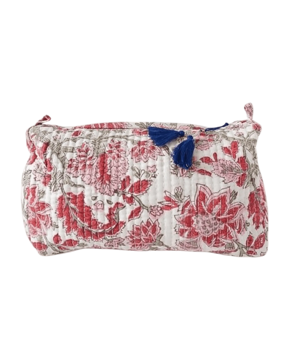Trousse de toilette imprimée fleurie isana - claire beaugrand