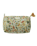 Trousse de toilette femme tissu matelassé indira amaia lime - bonheur du jour