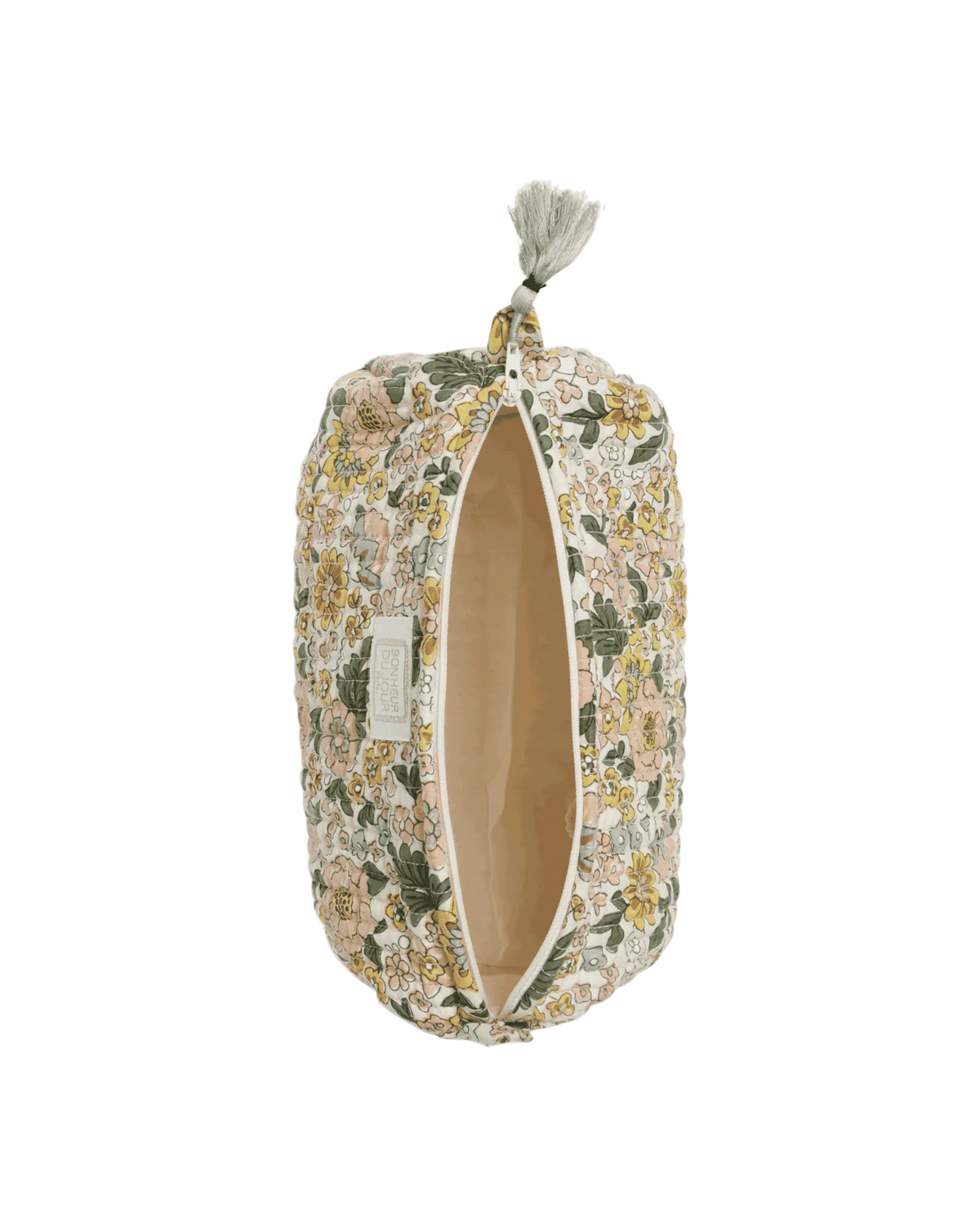 Trousse de toilette matelassée indira amaia rose corail - bonheur du jour