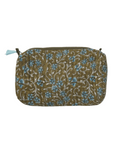 Trousse de toilette surya kaki/blue - bonheur du jour paris