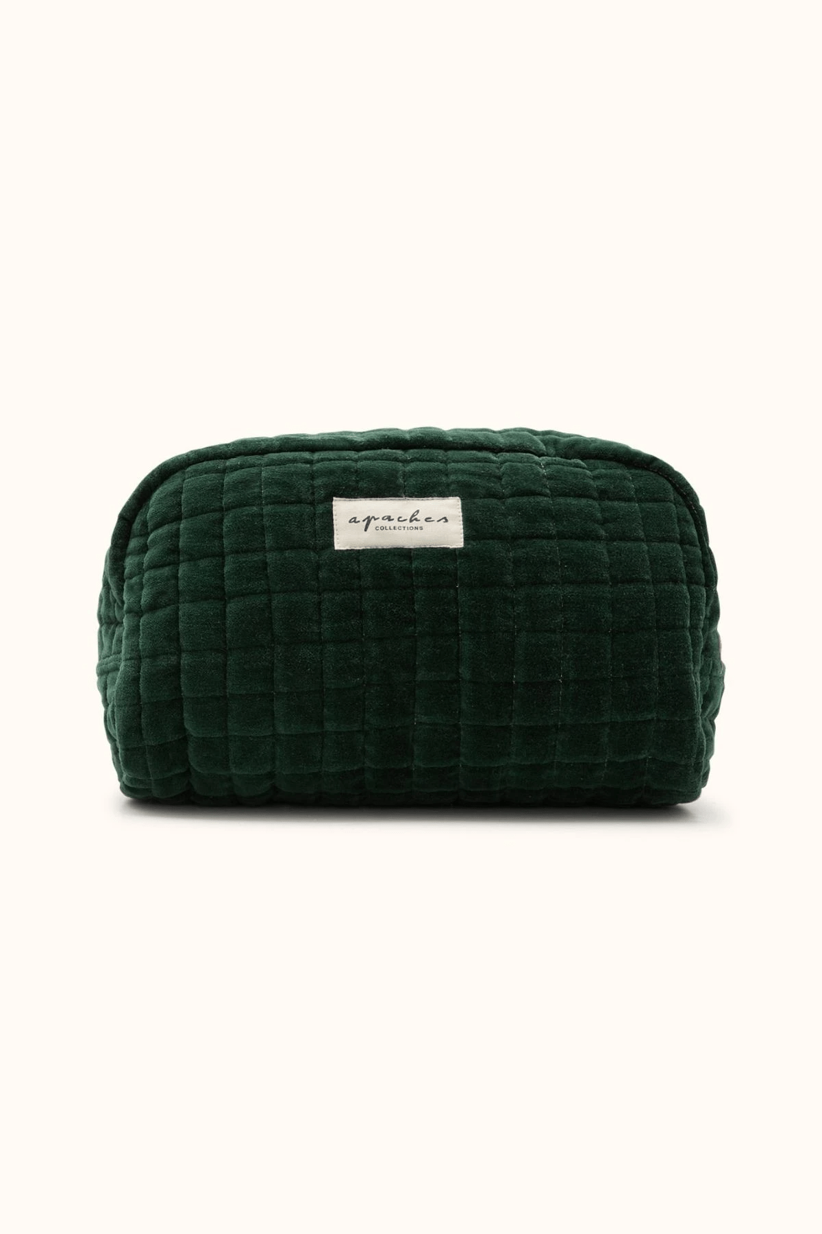 Trousse de toilette velours Lisse Forest - Apaches Collections