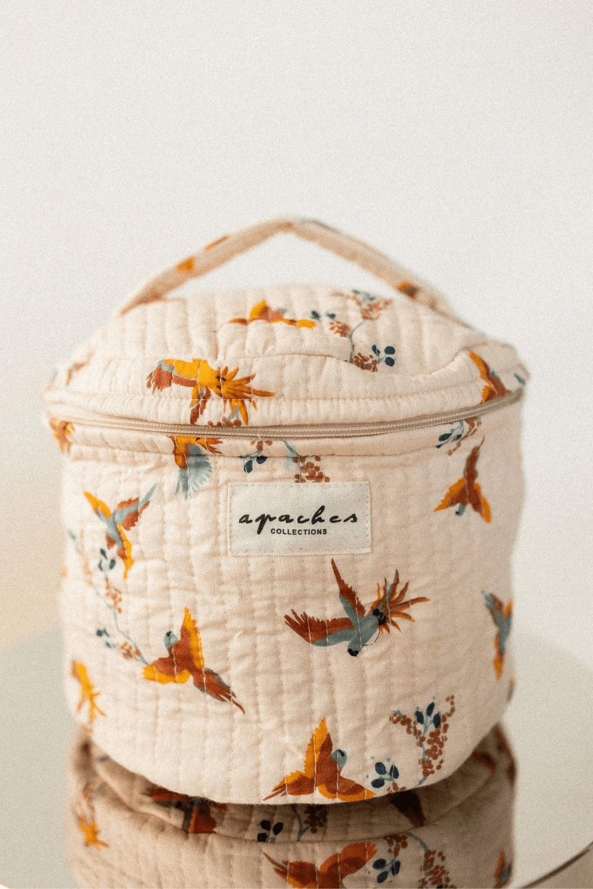 Vanity en tissu Tara Cerisier Macadamia - Apaches Collections