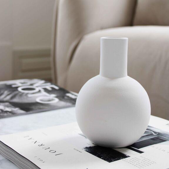 Vase céramique blanc Pico