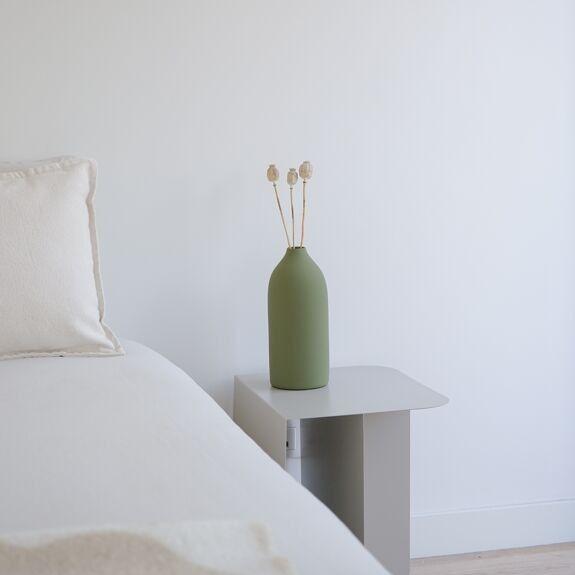 Vase haut en céramique vert olive - o cactuu