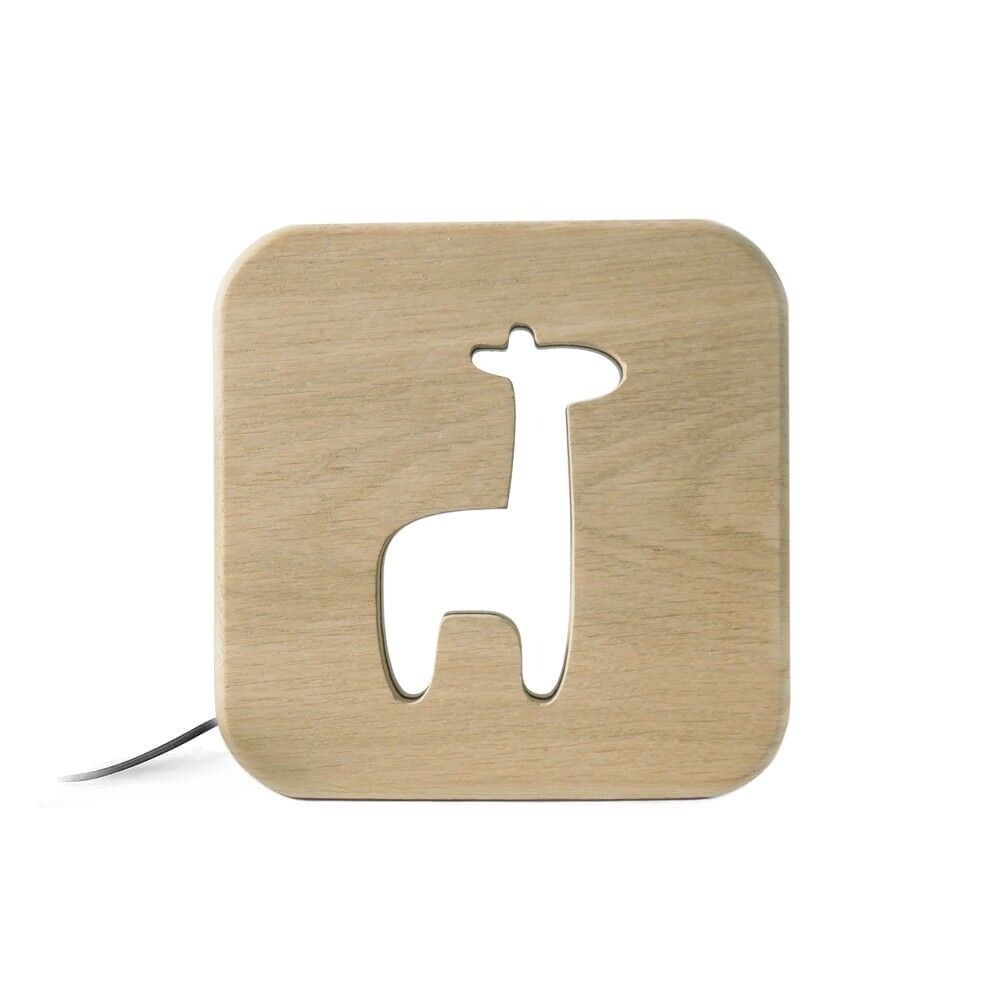 Veilleuse enfant en bois girafe led - gone’s