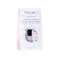 Vernis enfant à l'eau pailleté argenté - rosajou