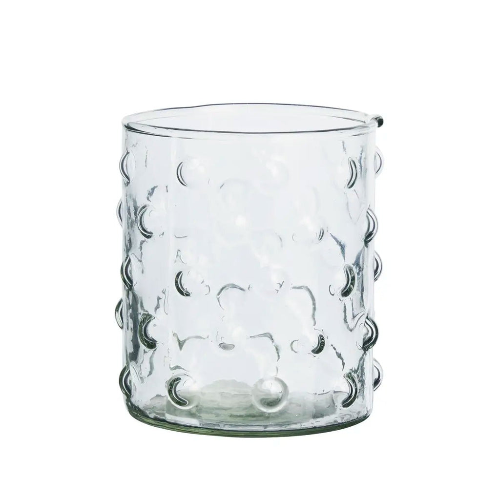 Verre à pois en verre recyclé - Madam Stoltz
